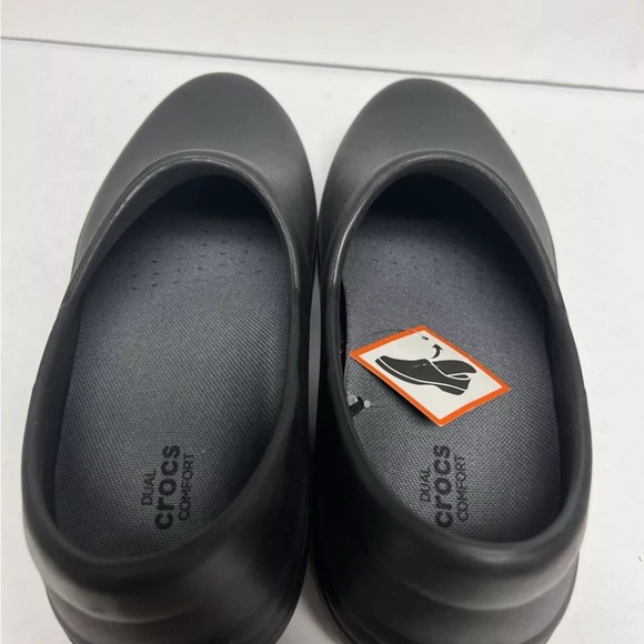 Crocs Womens Neria Pro II Clogs Black Size 11 - Picture 4 of 6